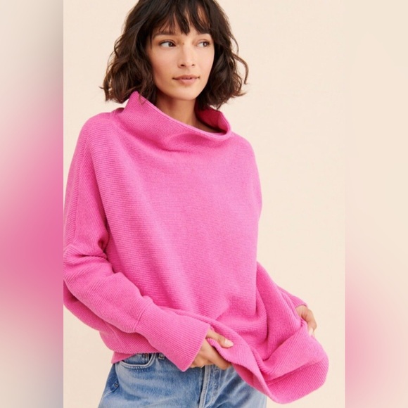 Free People Tops - Free People Slouchy Ottoman Sweater Tunic Size Small